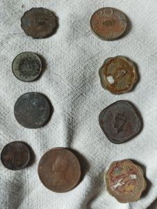 Old Currencies Coins And Notes