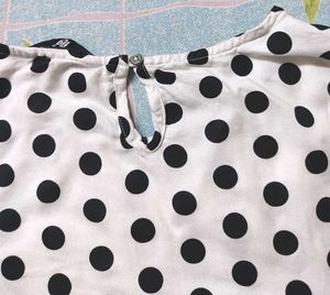 Polka Dot Top For Women