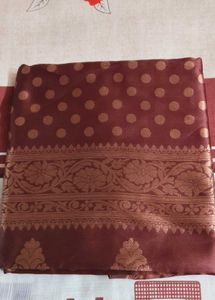 Brown 🤎 Banarasi Silk Saree....