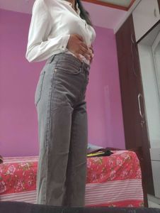 H&M Vintage Straight Jeans High Waist