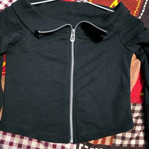 Zudio Black Crop Top
