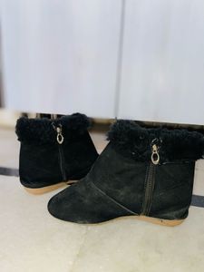 Black Suede Ankle Boots