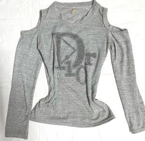 Gray &#39;Dior&#39; Cold Shoulder Top💘💘