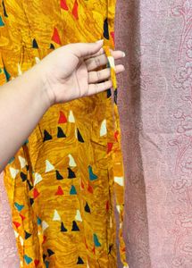 Vibrant Printed Dress