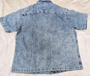 Denim Short Sleeve Shirt