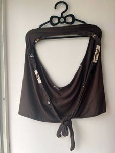 Brown Halter Top