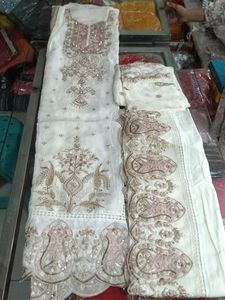 Elegant Embroidered Salwar Kameez 1300 Price Hai