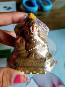 3&#34;GANPATIJI IDOL Made From Cow Dung