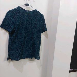 Lace Mock Neck Top