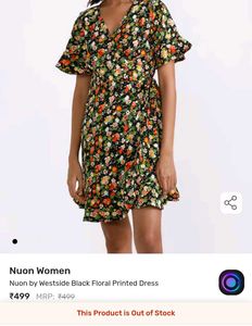 Floral mini Wrap Dress