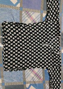 Paisley Print Long Sleeve Short Kurti Combo