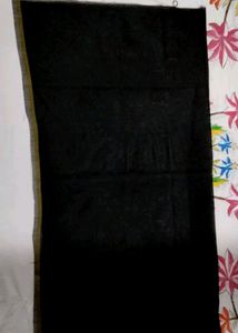 Black Silk Blend Blouse Piece