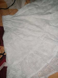 White Lace Skirt