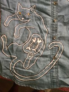 Punk/y2k/Funky cat shirt