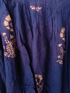 Elegant Floral Print Kurta Set