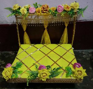 Haldi Ceremony Decoration Tray