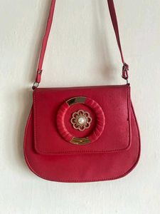 Vintage Red Shoulder Bag