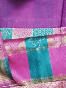Multicolored Banarasi Silk Saree