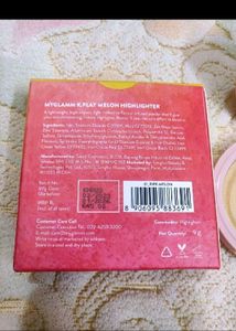 MyGlamm k.play highlighter -01 Ripe melon