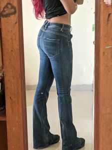 Dark Blue Bootcut Jeans ✨