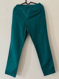 Green Casual Pants
