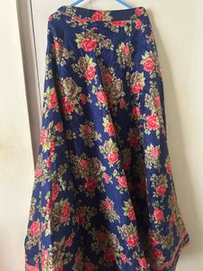 Floral Lehenga Set With Pink Blouse