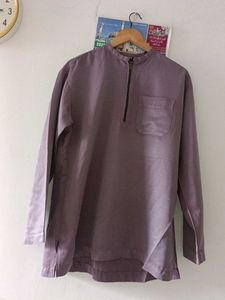 Mauve Zipper Top