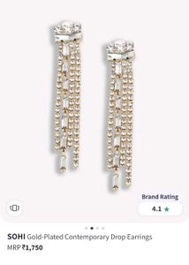 Diamond Drop Earrings