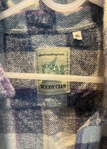 Vintage Blue Plaid Flannel