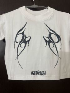 Geneage White Crop Top