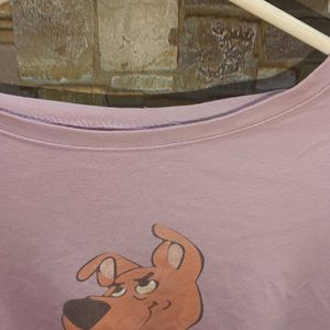 Scooby-Doo Graphic Tee For Casual Home Wear