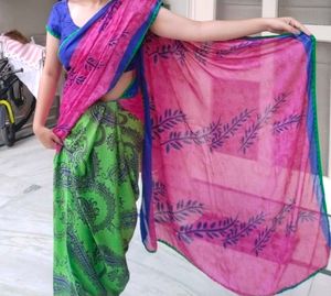 Original Rajasthani Leheriya Saree