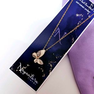 Butterfly Rose gold Pendant Necklace