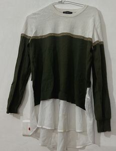 Color Block Knit Top