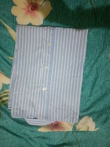 Strip Blue And White Shirt For Men