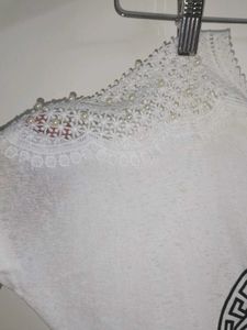 Versace Graphic Tee - White