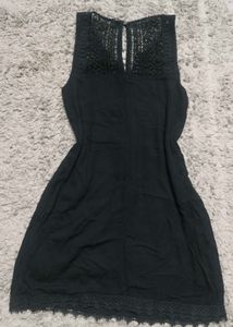 Black Cotton Dress