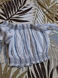 Combo  Of Top N  Hnm Denim  Short Imported Fabric