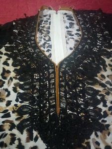 Leopard Print Kurti