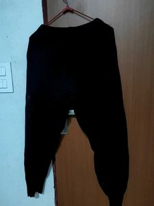 Embellished Black Joggers