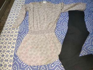 Girls Mango Top And Leggings