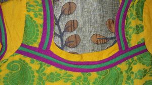 Yellow &amp; Green Kurta