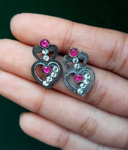 Heart Necklace &amp; Earring Set