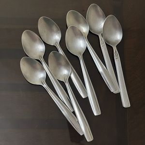Stainless Stell Glass &amp; Spoon