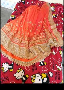 Wedding Wear Saree With Blouse