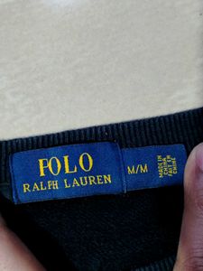 Polo Ralph Lauren Cross Flags Sweatshirt Black