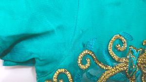 Heavy Work Sea Green Anarkali Set