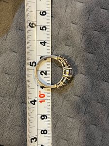 5 Gemstone Diamond Ring