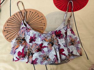 Floral Bikini Top Non Padded 38-40