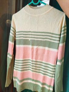 Striped Knit Sweater